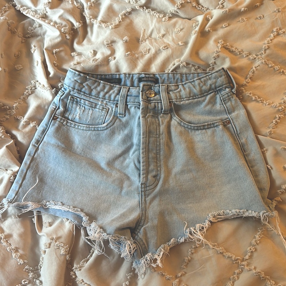 Wild Fable High-Waisted Jean Shorts from Target, Size 2
